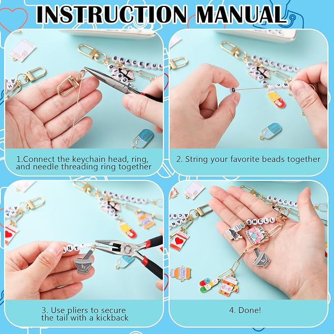 CraftyDream 558 Pcs Pharmacy Technician Gifts Pharmacist Medical Charms - Image 2
