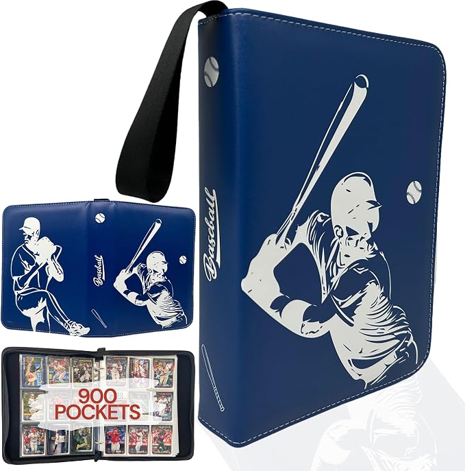 Baseball Card Binder, Trading Card Album by Rucher