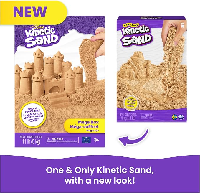 Kinetic Sand 11lb Brown Sand Amazon Exclusive, Sensory Toys, Ages 3+ - Image 6