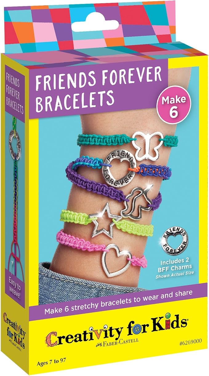 Creativity for Kids Friends Forever Bracelet Craft Kit by CreativityforKids