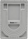 The Beadsmith Bead Board, 3 U-Shaped Channels, 6 Recessed Compartments by TheBeadsmith