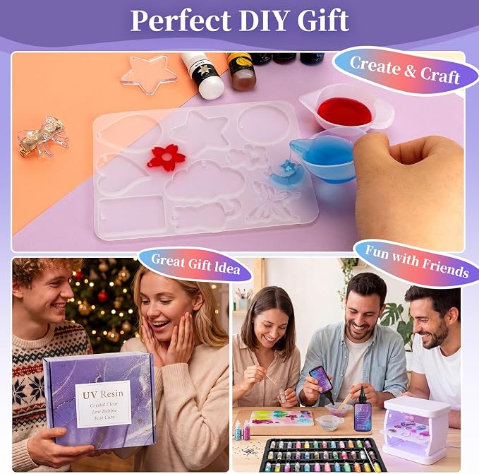 ZEROMX UV Resin Jewelry Making Kit - Image 9