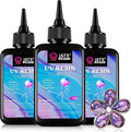 LET'S RESIN UV Resin, 300g Low Viscosity Crystal Clear Hard Type Resin Kit by LETSRESIN