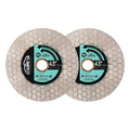 Tile Blade 4.5"/115mm - 2pcs Diamond Saw Blade Hexagon Design for Cutting and Grinding Granite Marble Ceramic Porcelain Tile,Arbor 7/8"-5/8"