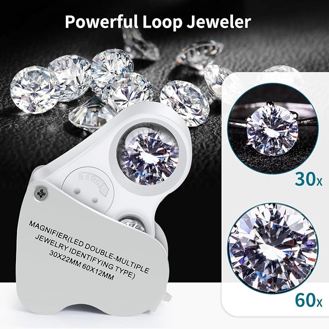 JARLINK 3 Pack Jewelers Loupe - Image 3