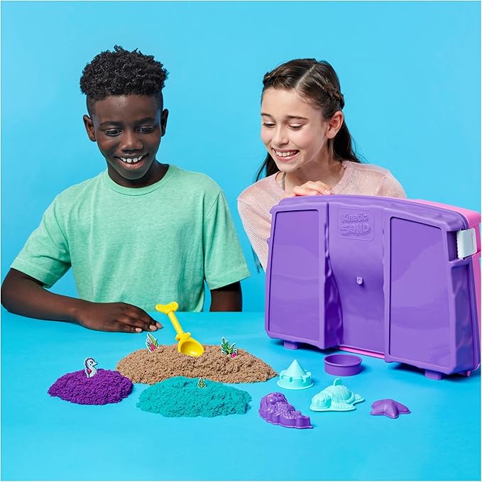 Kinetic Sand Mermaid Palace Set, Moldable Play Sand Sensory Toys, Ages 3+ | - Image 8