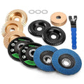 14pcs Wood Carving Disc Set for 4 in 4.5 in Angle Grinder | For Quick Rough by WORKEASE