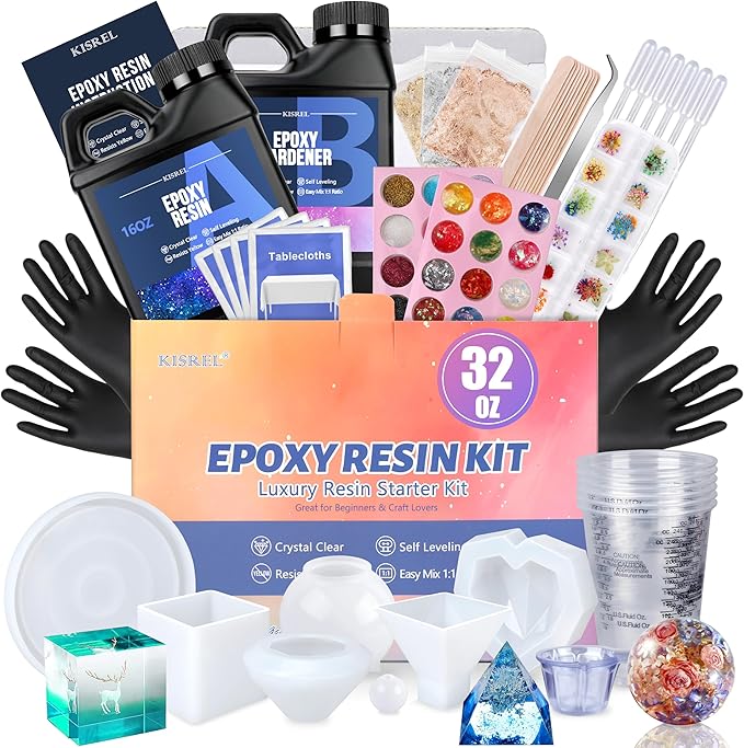 KISREL Epoxy Resin Kit for Beginners, Resin Kit by KISREL