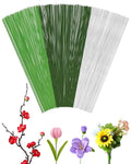 150 PCS FIVEIZERO 26 Gauge MixColor Floral Wire Stems by FIVEIZERO