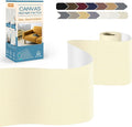 KING MOUNTAIN Canvas Repair Tape,Outdoor Gear Patch, 4×63 Inches,Waterproof,Self-Adhesive for Repairing Boat Covers,Sun Shades,Sofas,Tents,Lounge Chairs,Awnings (Beige1.0)