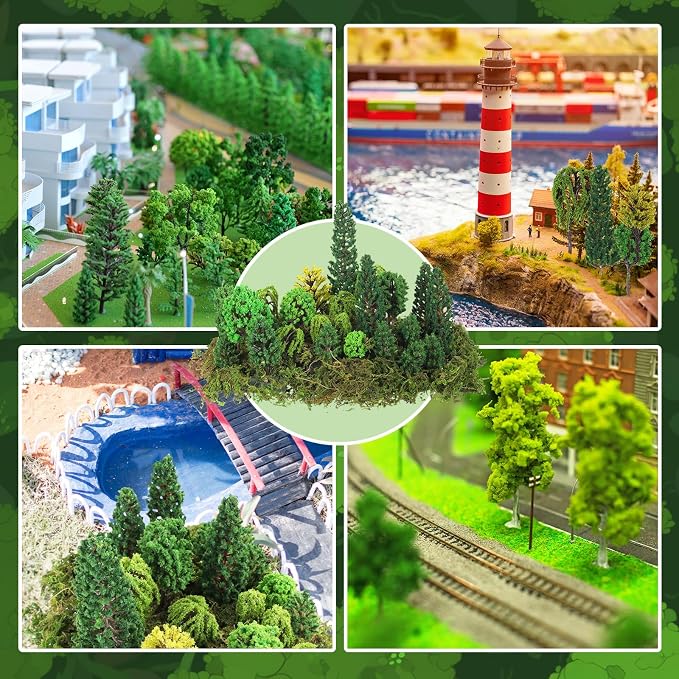 Tigeen 28 Pcs Model Trees Mixed Model - Image 3