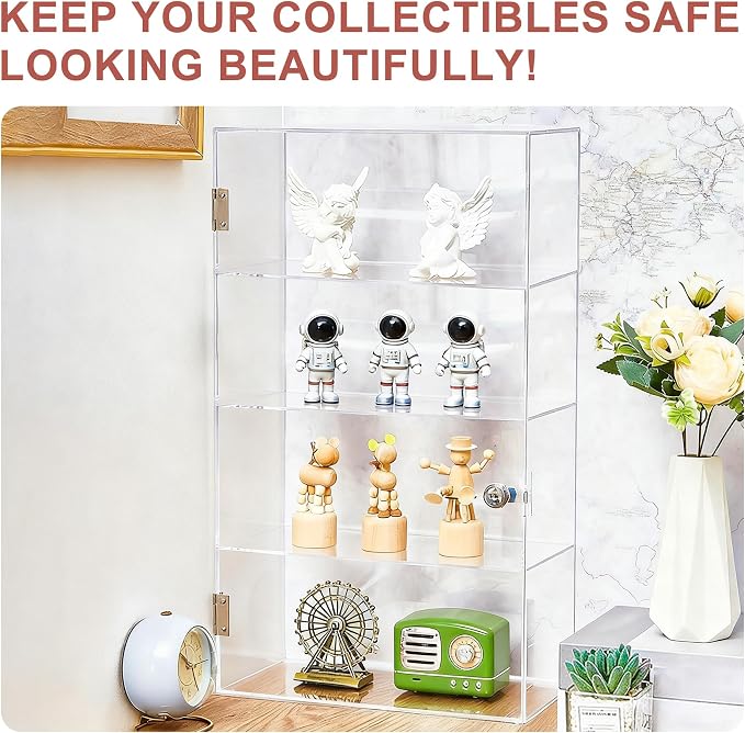 4 Tier Clear Acrylic Display Case - Image 6