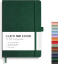 RETTACY Graph Grid Paper Notebook, 192 Pages, A5 Size | 5 Squares per Inch by RETTACY