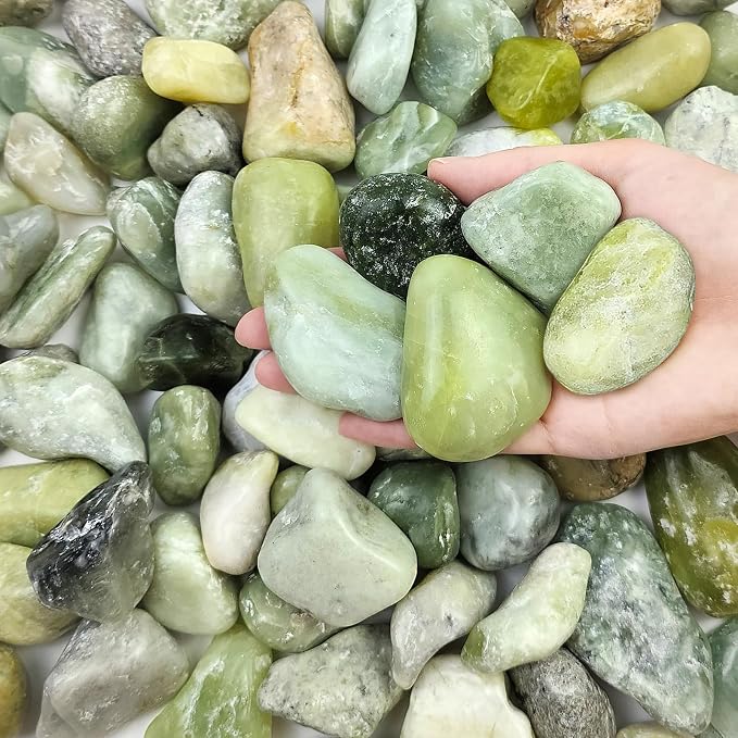 FANTIAN 10 lbs Polished River Rocks, 2-3 Inch Large Pebbles by FANTIAN-GardeningMakesLifeBetter