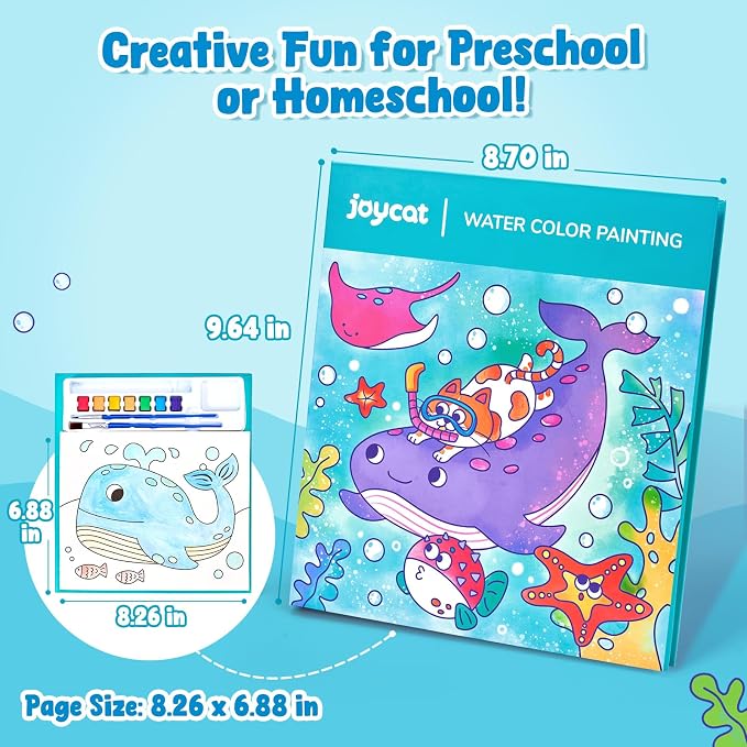 JoyCat Paint with Water Coloring Books - Image 7