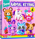 KRAFUN Unicorn Animal Sewing Keyring Kit by FunCreativeArtsCraftKits