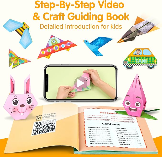 Mocoosy 224 Sheets Origami Paper Kit - Image 3