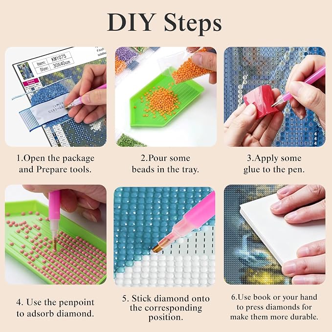 CHWGLFGG Jesus White Dove Diamond Painting Kit - Image 8