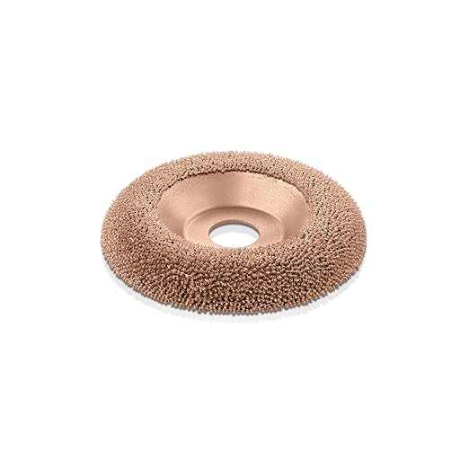 Kutzall Original Shaping Dish - Very Coarse, 4-1⁄2" (114.3mm) Dia. X 7⁄8" (22.2mm) Bore -Woodworking Angle Grinder Attachment for DeWalt, Bosch, Milwaukee. Abrasive Tungsten Carbide DW412O550