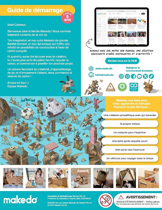 Makedo Starter 036 | Cardboard Construction Starter Pack | STEM and STEAM - Image 9