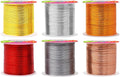 Mandala Crafts 22 GA Gray Copper Red Assorted Anodized Aluminum Craft Wire | by MandalaCrafts