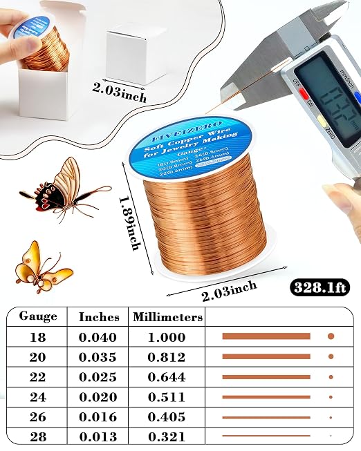 FIVEIZERO 328ft 28 Gauge Copper Wire - Image 2
