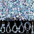 200-260PCS TINKRSTUFF Assorted Blue Acrylic Beads by TINKRSTUFF