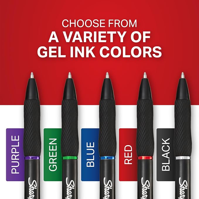Sharpie S-Gel Pens, Medium Point, Journaling, Note-Taking, College Supplies - Image 10