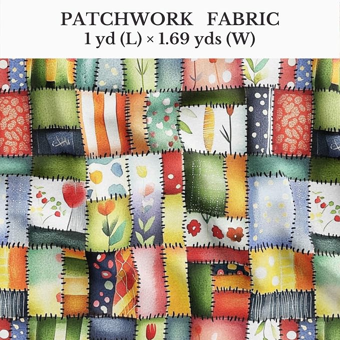 100% Cotton Fabric by the Yard – Turkish Quality Quilting & Sewing Fabric - Image 2