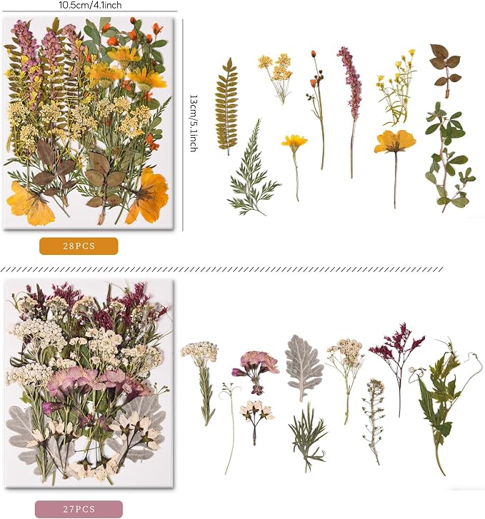 110 PCS Pressed Flowers with Twigs - Image 3