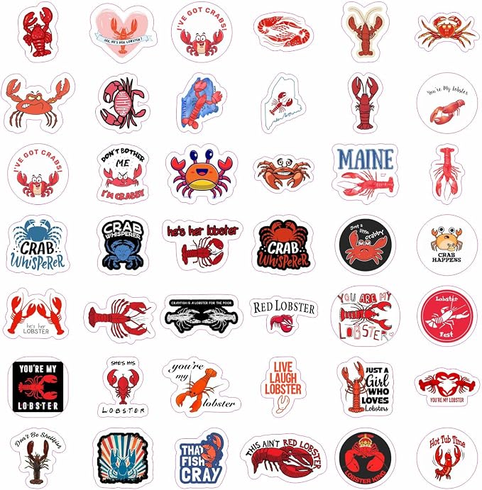 BulbaCraft Crab & Lobster Stickers - Image 4