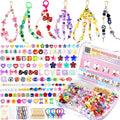 TOHONGADON 1501 Pcs DIY Bag Charm Kit, Colorful Keychain Making Kit, by TOHONGADON