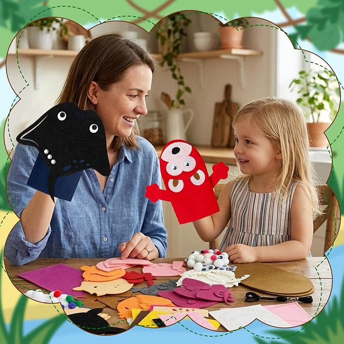 WATINC 24Pcs Hand Puppet Making Kit - Image 6