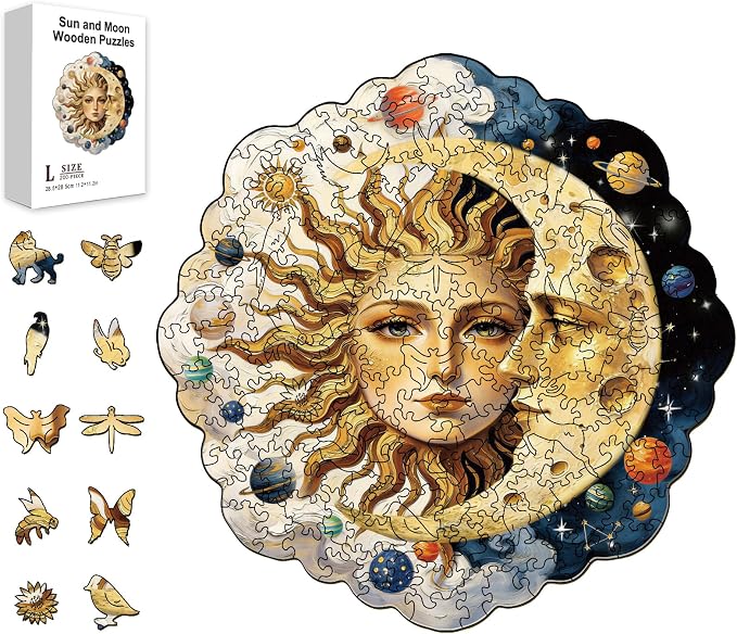 200pcs Divination Wooden Puzzles by Unknown