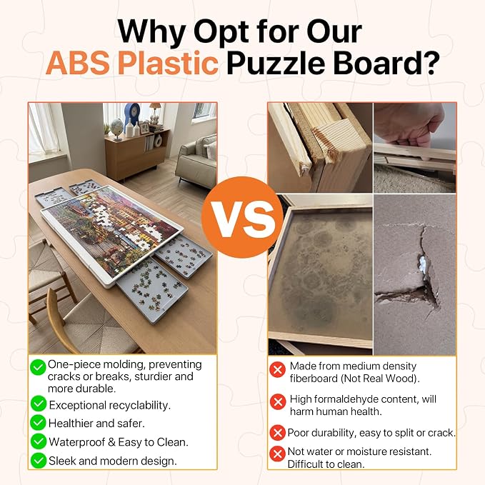 WELGEE 1500 Pieces 2-in-1 Tilting & Rotating Puzzle Board - Image 4
