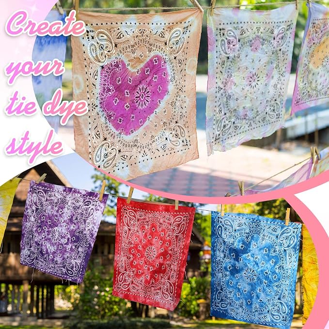 Bonuci 20/50/80/120 Pieces White Bandana Bulk - Image 3