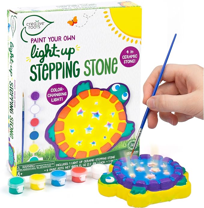 Creative Roots Mini Light Up Turtle Stepping Stone by CreativeRoots