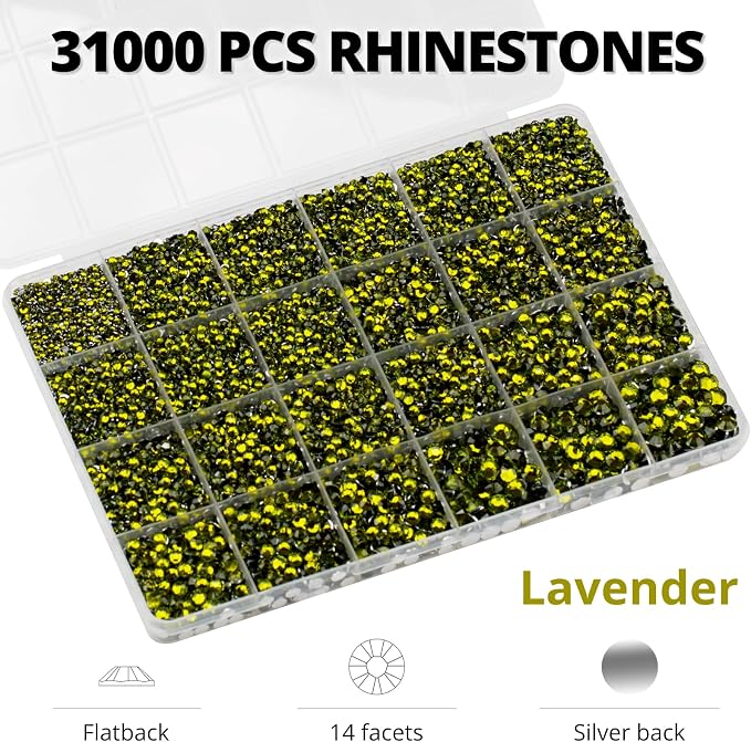 33000Pcs Oliver Green Rhinestones - Image 3