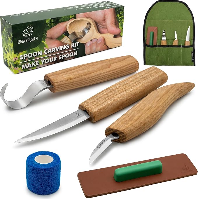 BeaverCraft S13 Wood Carving Tools Set by BeaverCraft