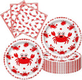 40Pcs Seafood Boil Party Supplies Plates and Napkins by Unknown