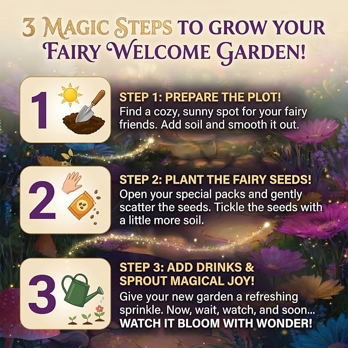 Fairy Garden Seed Kit | 5 Flower Varieties - Image 5