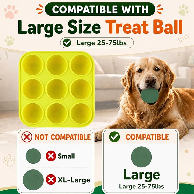 9-Cavity Silicone Freezer Dog Treat Mold - Image 3