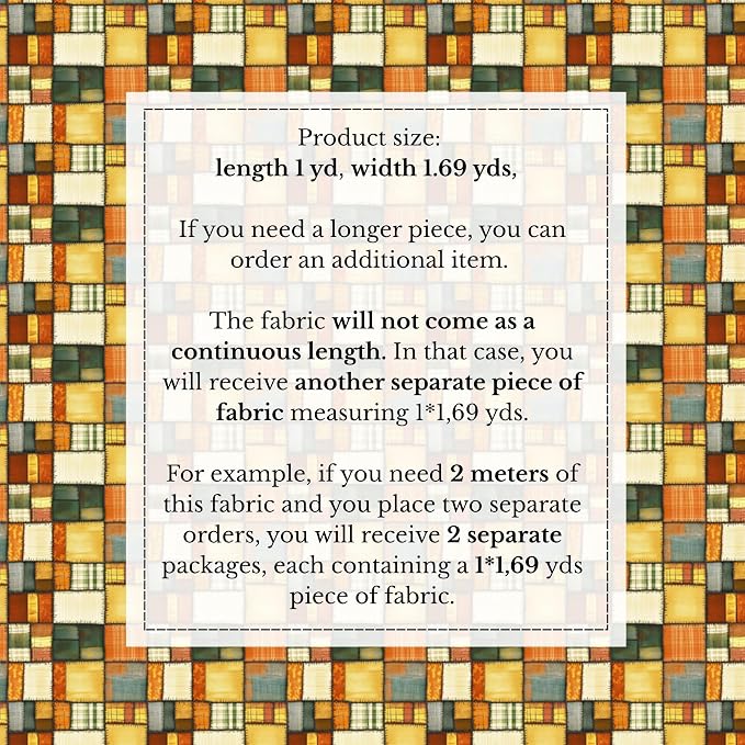 100% Cotton Fabric by the Yard – Turkish Quality Quilting & Sewing Fabric - Image 4