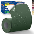 Self-Adhesive Canvas Repair Tape, 4" x 79" Waterproof Canvas Repair Patch, Fabric Patch Repairs Kit for Furniture, Tents, Sunbrellas, Boat Covers Awnings, Couches, Clothes, Bags Army Green