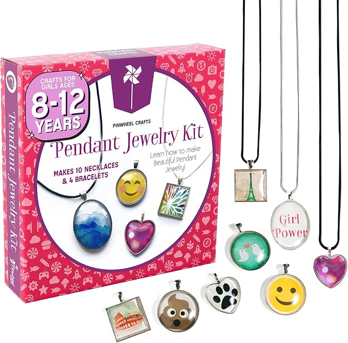 Pinwheel Crafts Pendant Jewelry Making Kit by PinwheelCrafts