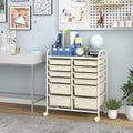 BECOMFORT 12-Drawer Rolling Cart by BECOMFORT