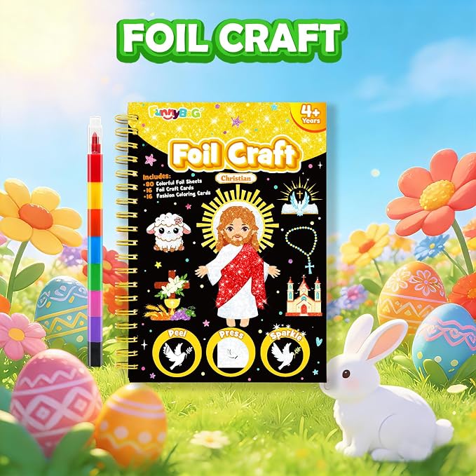 FUNNYB&G Mess-Free Foil Art Craft - Image 3