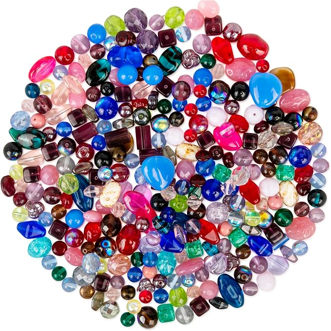Assorted Glass Beads for Jewelry Making, DIY Lamp Work, Arts and Crafts - Image 4