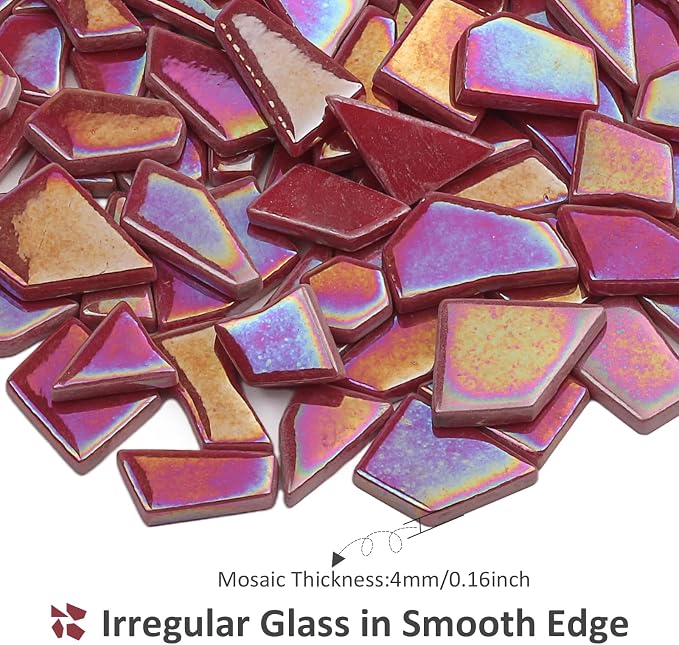 Youway Style Iridescent Glass Mosaic Tiles - Image 6