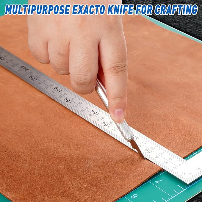 DIYSELF 100 Pack Exacto Knife Blades #16, Hobby Knife Blade Refills - Image 3